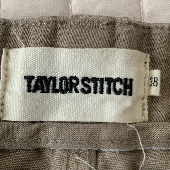 Taylor Stitch Waist Size 38 Cotton Linen Blend Shorts - Picture 2 of 7